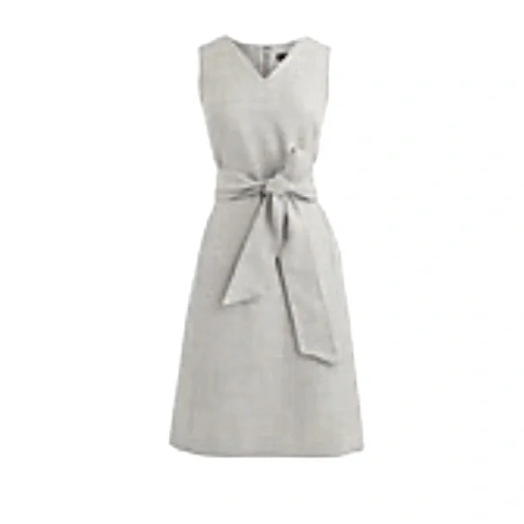 Winter/Fall V-Neck Sheath Dress Double-Serge Wool in Heather Dusk